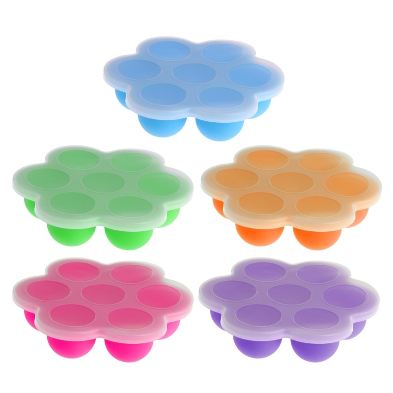 Silicone Baby Food Tray with Lid